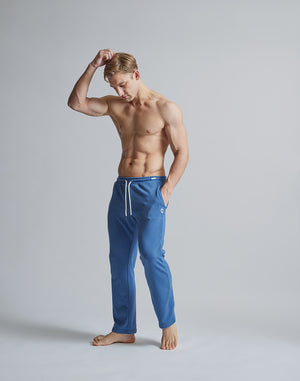CRONOS ROOM LOGO EMBROIDERY PANTS【BLUE】