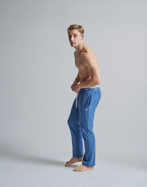 CRONOS ROOM LOGO EMBROIDERY PANTS【BLUE】