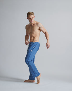 CRONOS ROOM LOGO EMBROIDERY PANTS【BLUE】