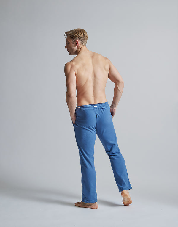 CRONOS ROOM LOGO EMBROIDERY PANTS【BLUE】