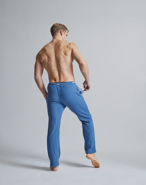 CRONOS ROOM LOGO EMBROIDERY PANTS【BLUE】