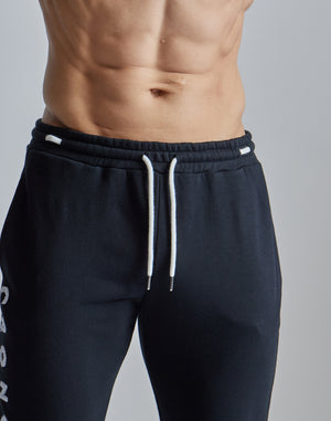 CRONOS ROOM LOGO EMBROIDERY PANTS【BLACK】