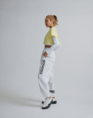 CRONOS WOMEN DESIGN SHORT T-SHIRTS【YELLOW】