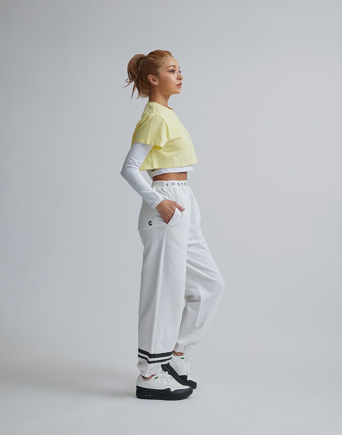 CRONOS WOMEN DESIGN SHORT T-SHIRTS【YELLOW】 – クロノス