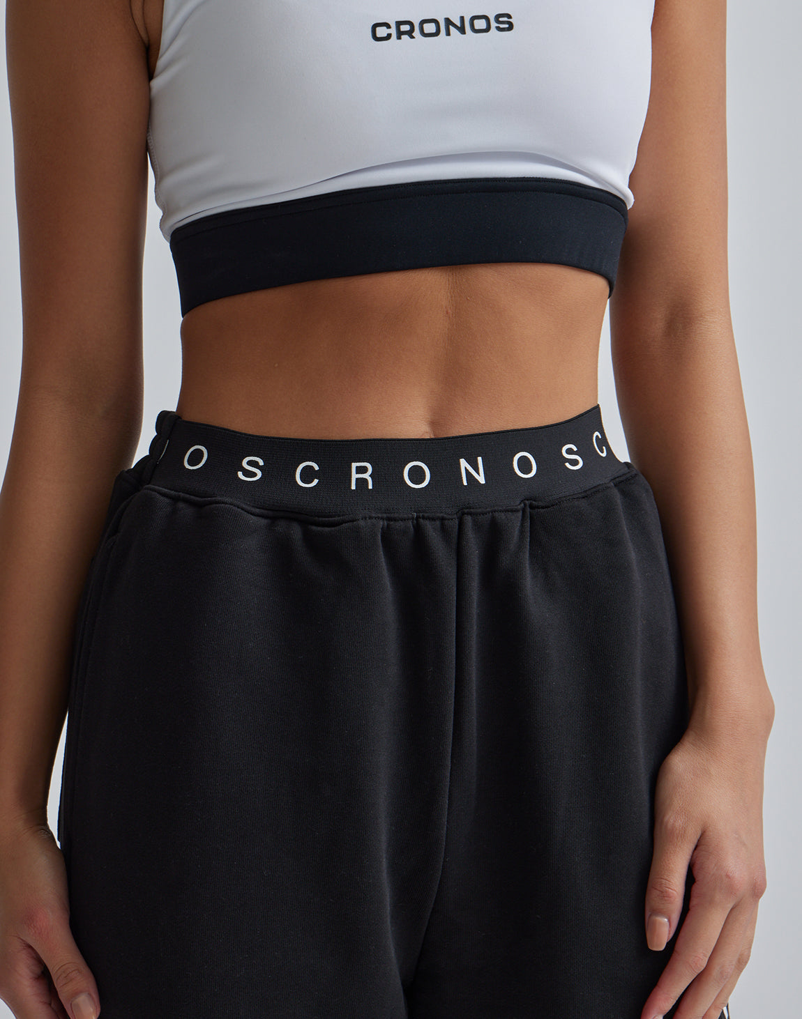 CRONOS WOMEN WAIST LOGO SWEAT PANTS – クロノス CRONOS Official Store