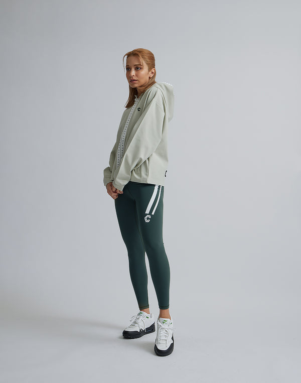 CRONOS WOMEN COMFORT ZIP HOODIE【BEIGE】
