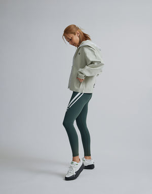 CRONOS WOMEN COMFORT ZIP HOODIE【BEIGE】