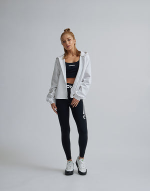 CRONOS WOMEN COMFORT ZIP HOODIE [WHITE]