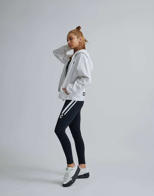 CRONOS WOMEN COMFORT ZIP HOODIE [WHITE]
