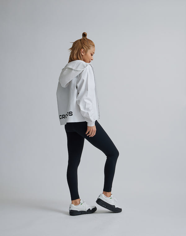 CRONOS WOMEN COMFORT ZIP HOODIE [WHITE]