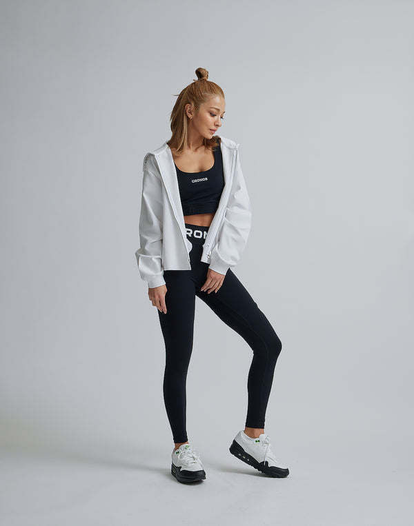 CRONOS WOMEN COMFORT ZIP HOODIE [WHITE]