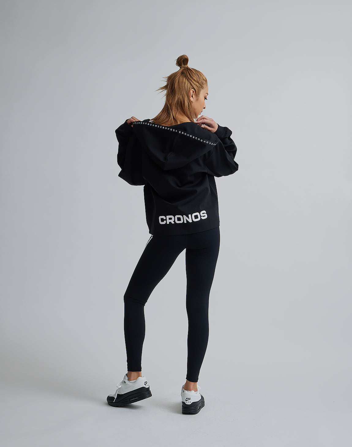 CRONOS WOMEN COMFORT ZIP HOODIE【BLACK】 – クロノス CRONOS