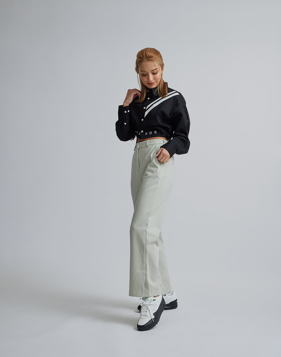CRONOS レディースジャージ CRONOS WOMEN JERSEY BLOUSON【BLACK】 – クロノス CRONOS