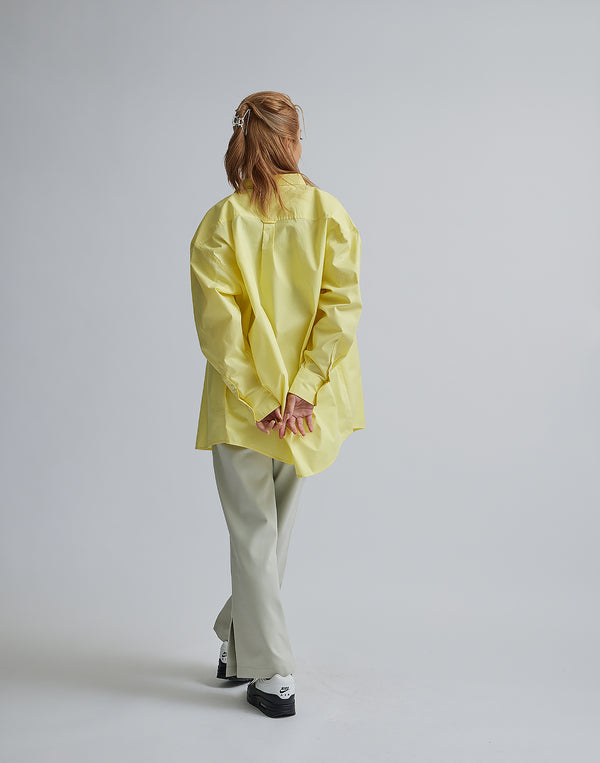 CRONOS WOMEN LOGO LONG SHIRTS【YELLOW】