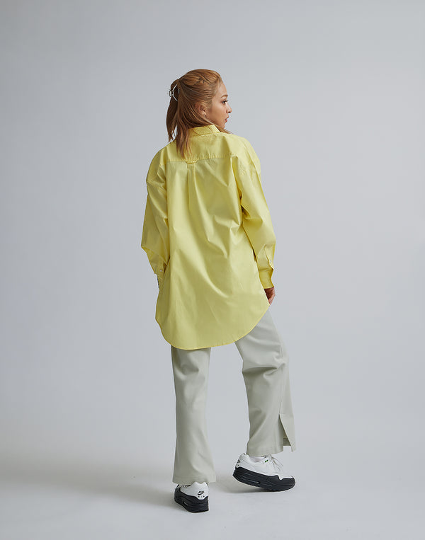 CRONOS WOMEN LOGO LONG SHIRTS【YELLOW】