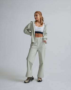 CRONOS WOMEN EASY CARE STRETCH PANTS【BEIGE】