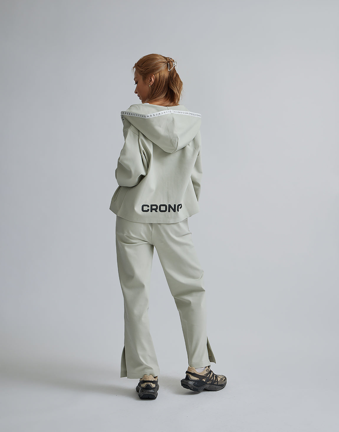 CRONOS WOMEN EASY CARE STRETCH PANTS【BEIGE】 – クロノス