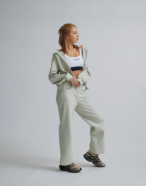 CRONOS WOMEN EASY CARE STRETCH PANTS【BEIGE】