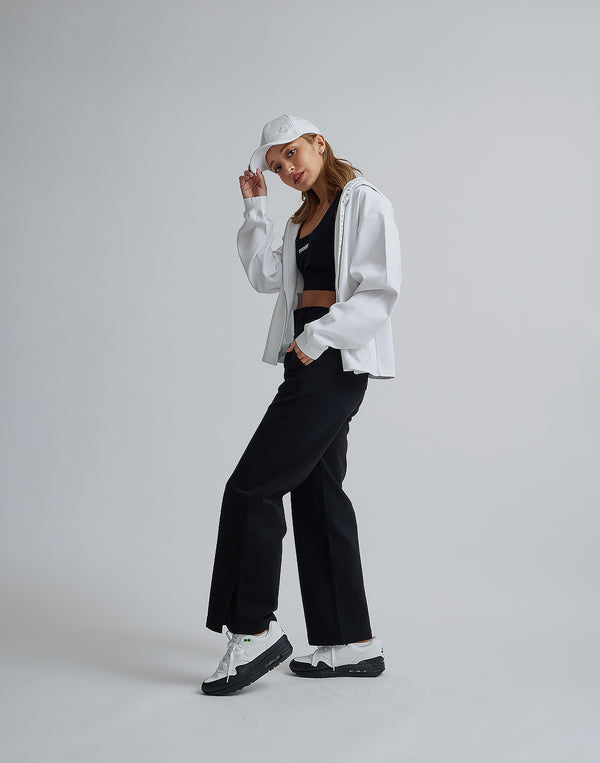CRONOS WOMEN EASY CARE STRETCH PANTS【BLACK】