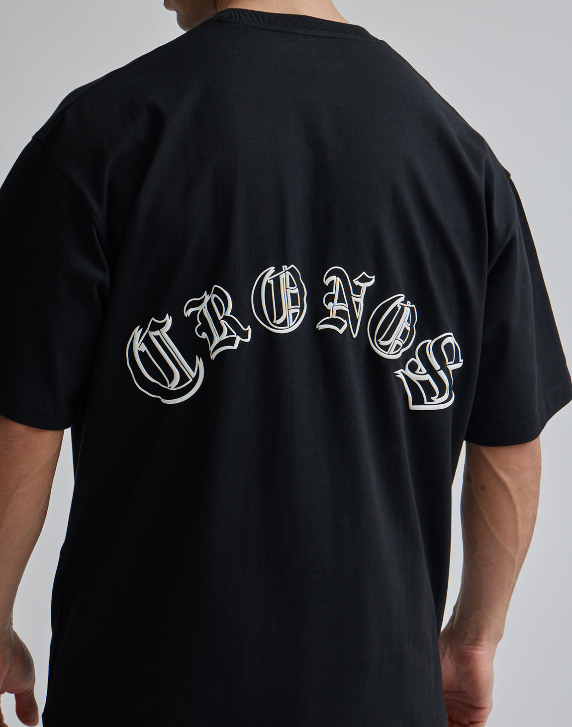 CRONOS BLACK LETTER LOGO OVERSIZE T-SHIRTS【WHITE】 – クロノス CRONOS Official  Store