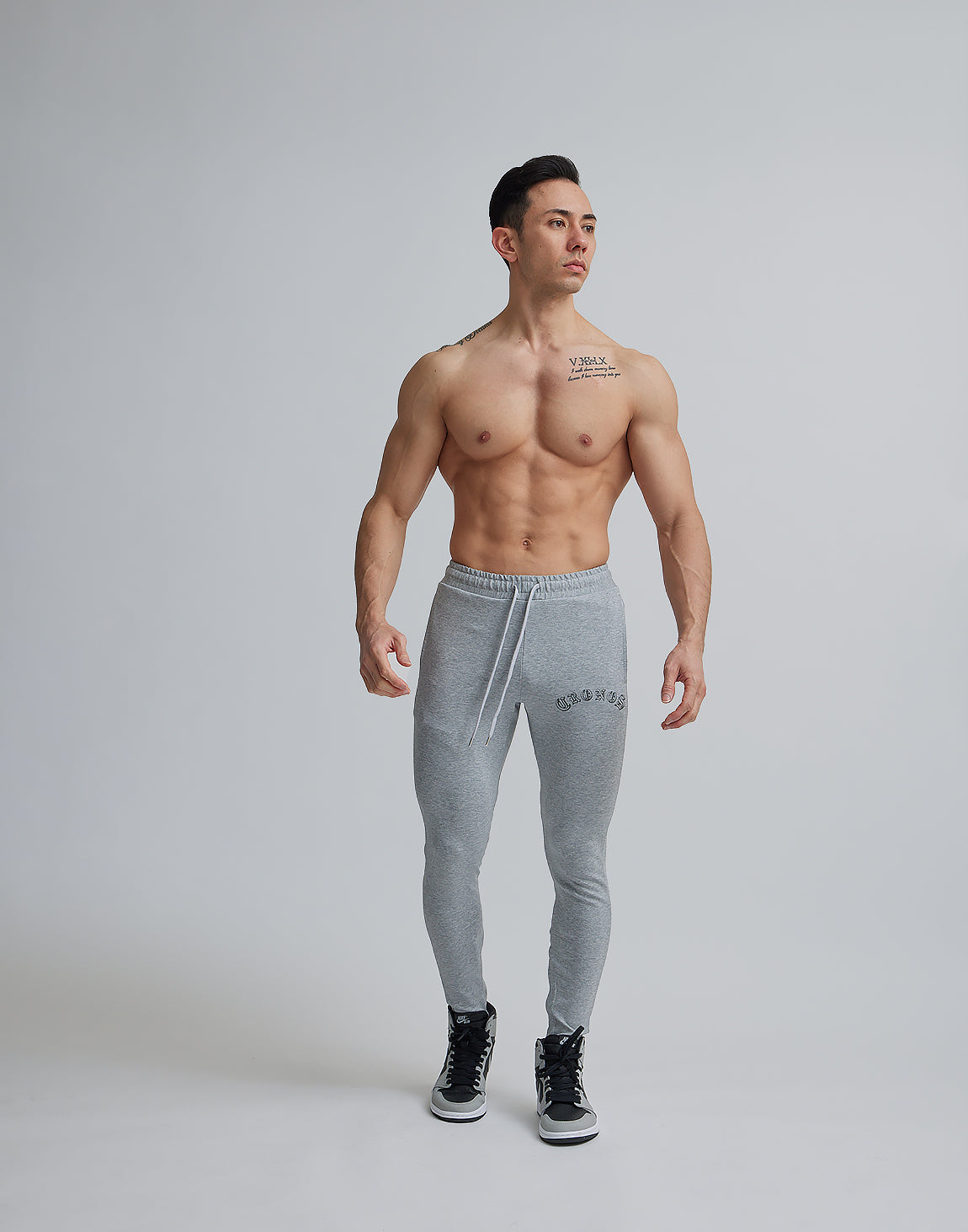 CRONOS KNEE HIGH CROSS LONGPANTS【GRAY】 – クロノス CRONOS