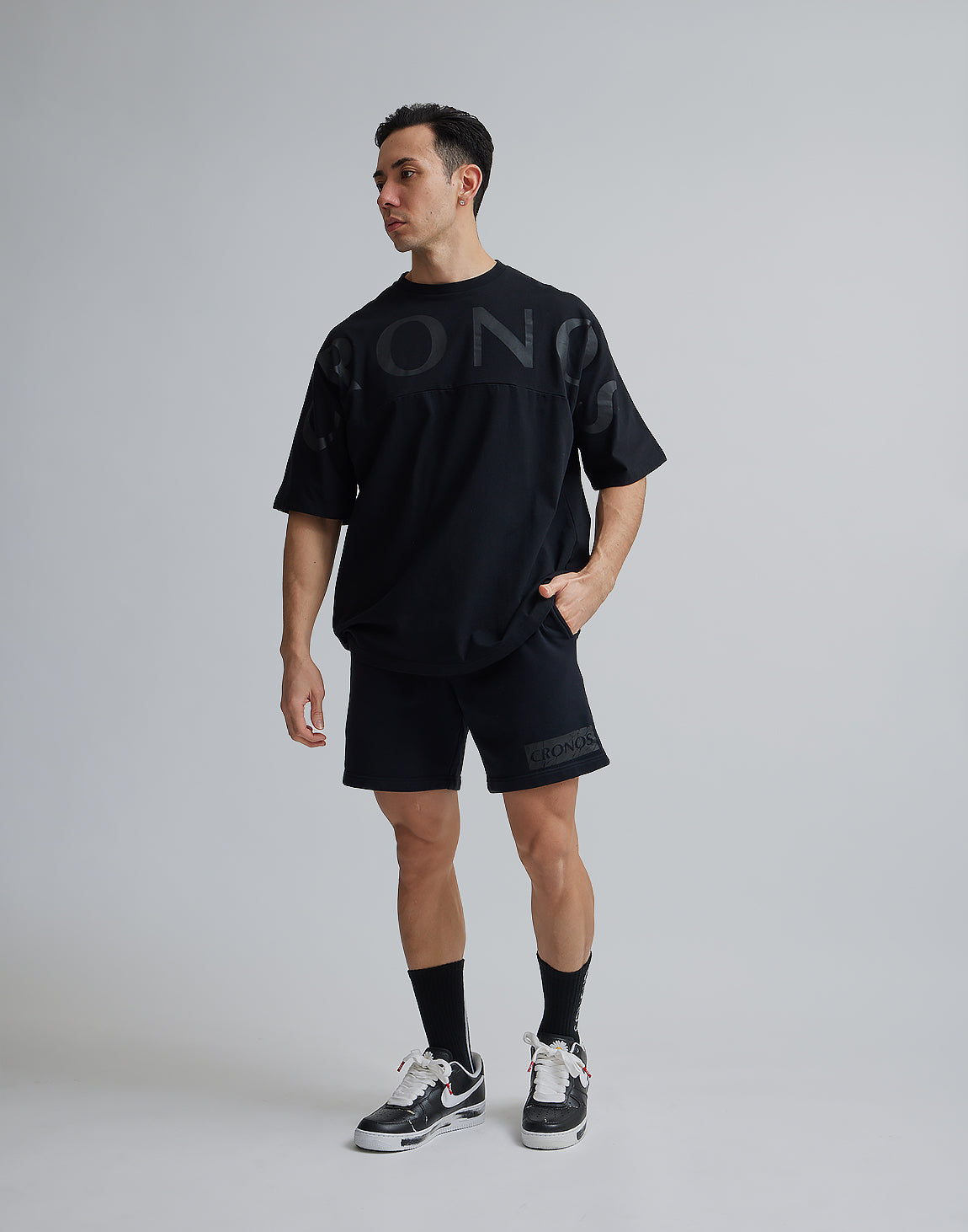 CRONOS PIGMENTED SHORTS【BLACK×BLACK】 – クロノス CRONOS