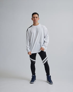 CRONOS LINE LONGSLEEVE [WHITE]