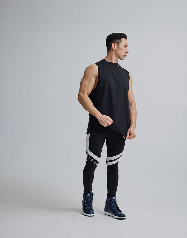 CRONOS MOCK NECK TANKTOP [BLACK]
