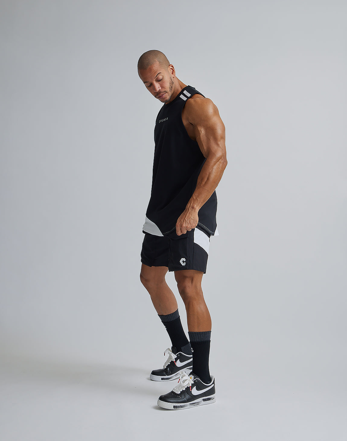 CRONOS DRYTOUCH TANKTOP【BLACK】 – クロノス CRONOS Official