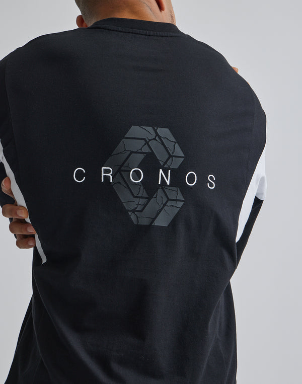 CRONOS 背面 LOGO 寬鬆T卹 [G.BLUE]