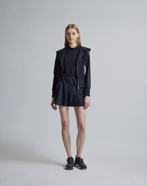 CRONOS BLACK SIDE LINE BRAKER HOODIE [BLACK]