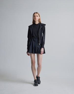 CRONOS BLACK SIDE LINE BRAKER HOODIE [BLACK]