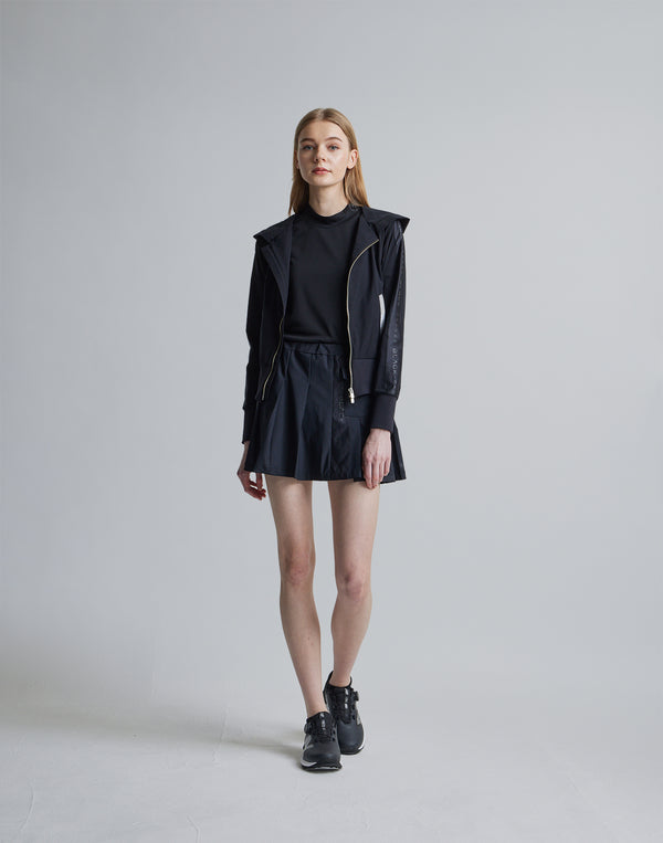 CRONOS BLACK SIDE LINE BRAKER HOODIE [BLACK]