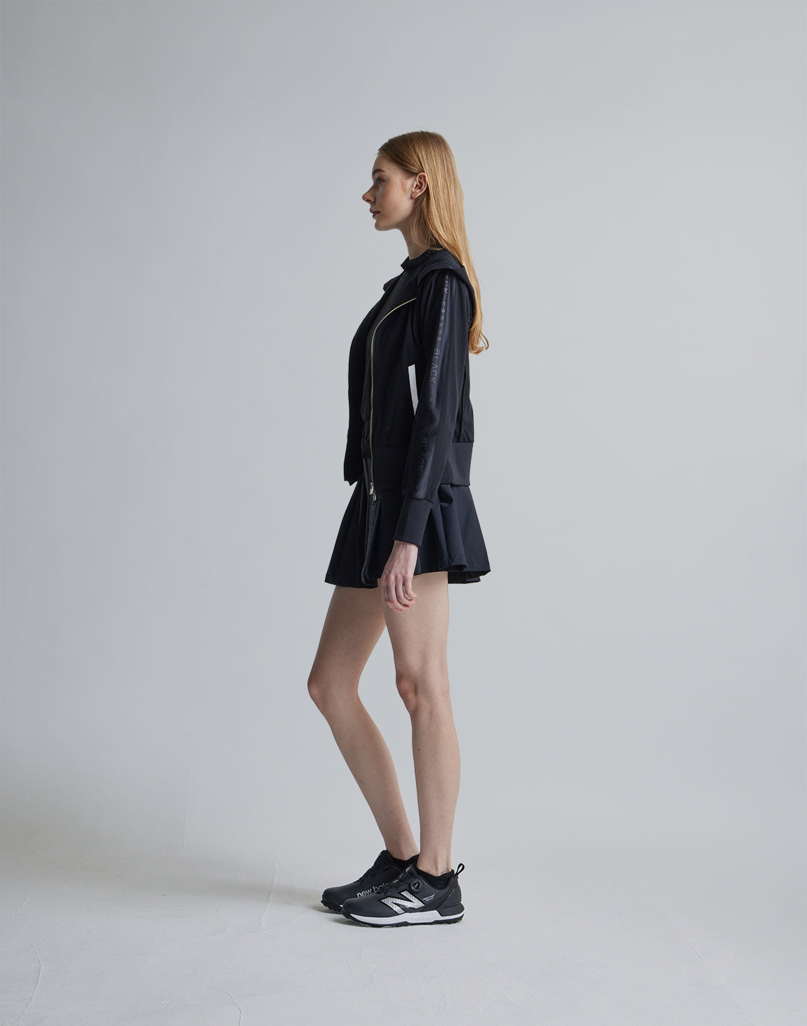 CRONOS BLACK クロノス　新作スカート　M CRONOS BLACK SKIRT【BLACK】