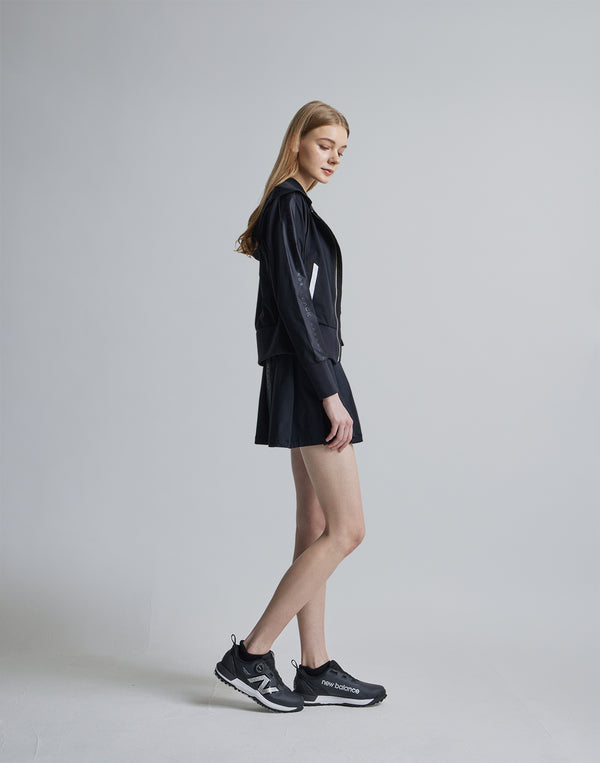 CRONOS BLACK SIDE LINE BRAKER HOODIE [BLACK]