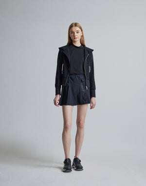 CRONOS BLACK SIDE LINE BRAKER HOODIE [BLACK]