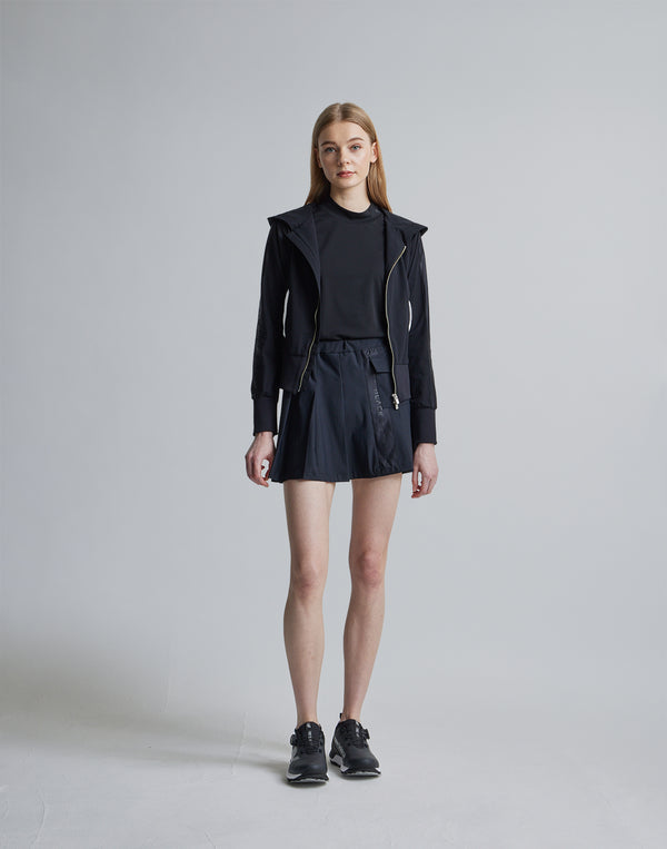CRONOS BLACK SIDE LINE BRAKER HOODIE [BLACK]