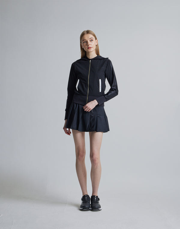 CRONOS BLACK SIDE LINE BRAKER HOODIE [BLACK]