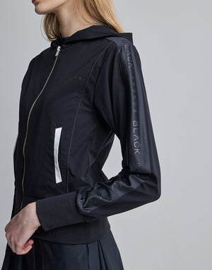 CRONOS BLACK SIDE LINE BRAKER HOODIE [OLIVE]