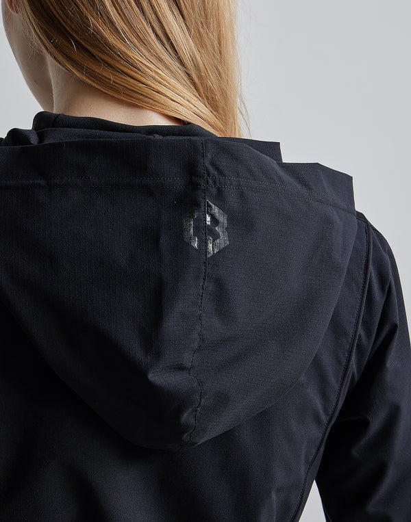 CRONOS BLACK SIDE LINE BRAKER HOODIE [OLIVE]