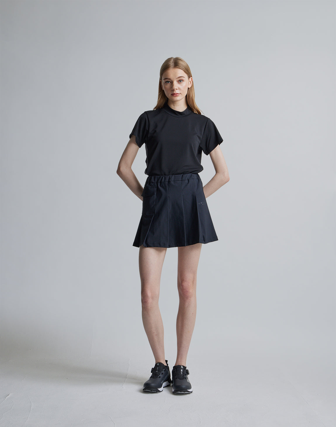 CRONOS BLACK クロノス　新作スカート　M CRONOS BLACK SKIRT【BLACK】