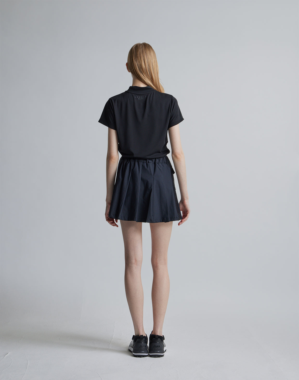 CRONOS BLACK SIDE LINE MOCKNECK【BLACK】