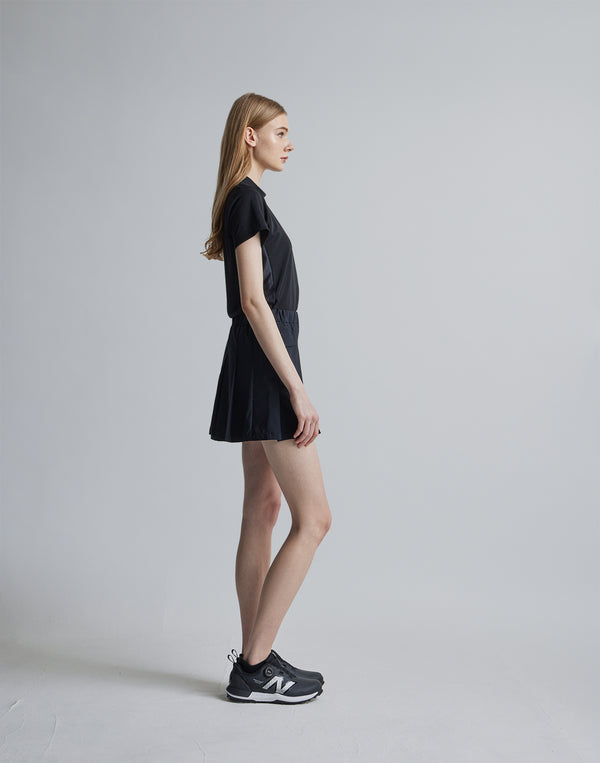 CRONOS BLACK SIDE LINE MOCKNECK [BLACK]