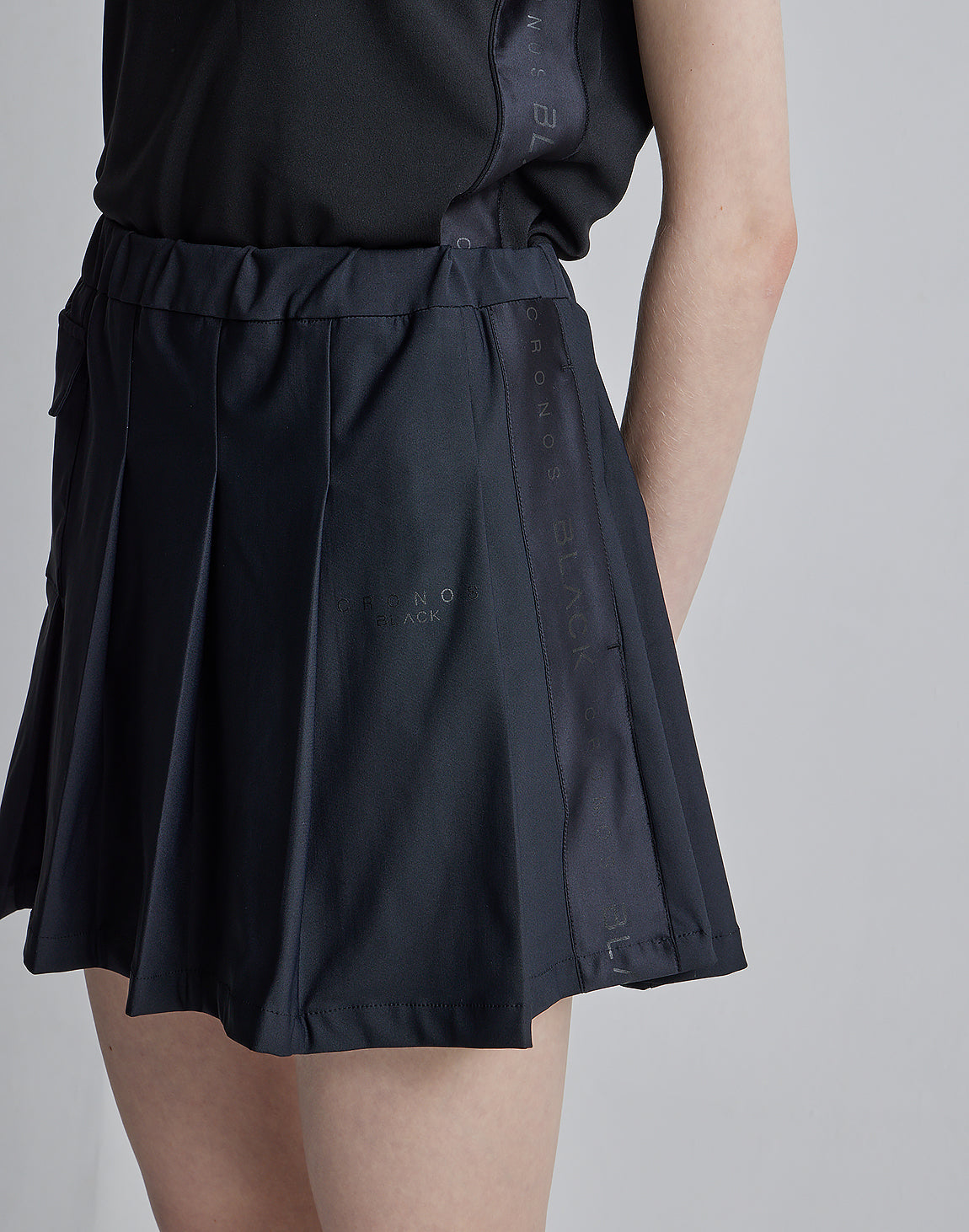 CRONOS BLACK SKIRT【KHAKI】