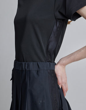 CRONOS BLACK SIDE LINE MOCKNECK [WHITE]