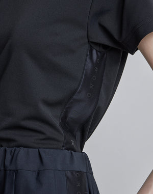 CRONOS BLACK SIDE LINE MOCKNECK [WHITE]
