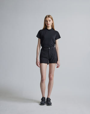 CRONOS BLACK SIDE LINE MOCKNECK [BLACK]