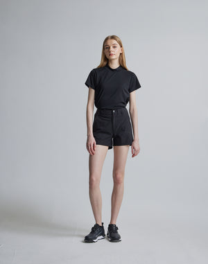 CRONOS BLACK SIDE LINE MOCKNECK [BLACK]