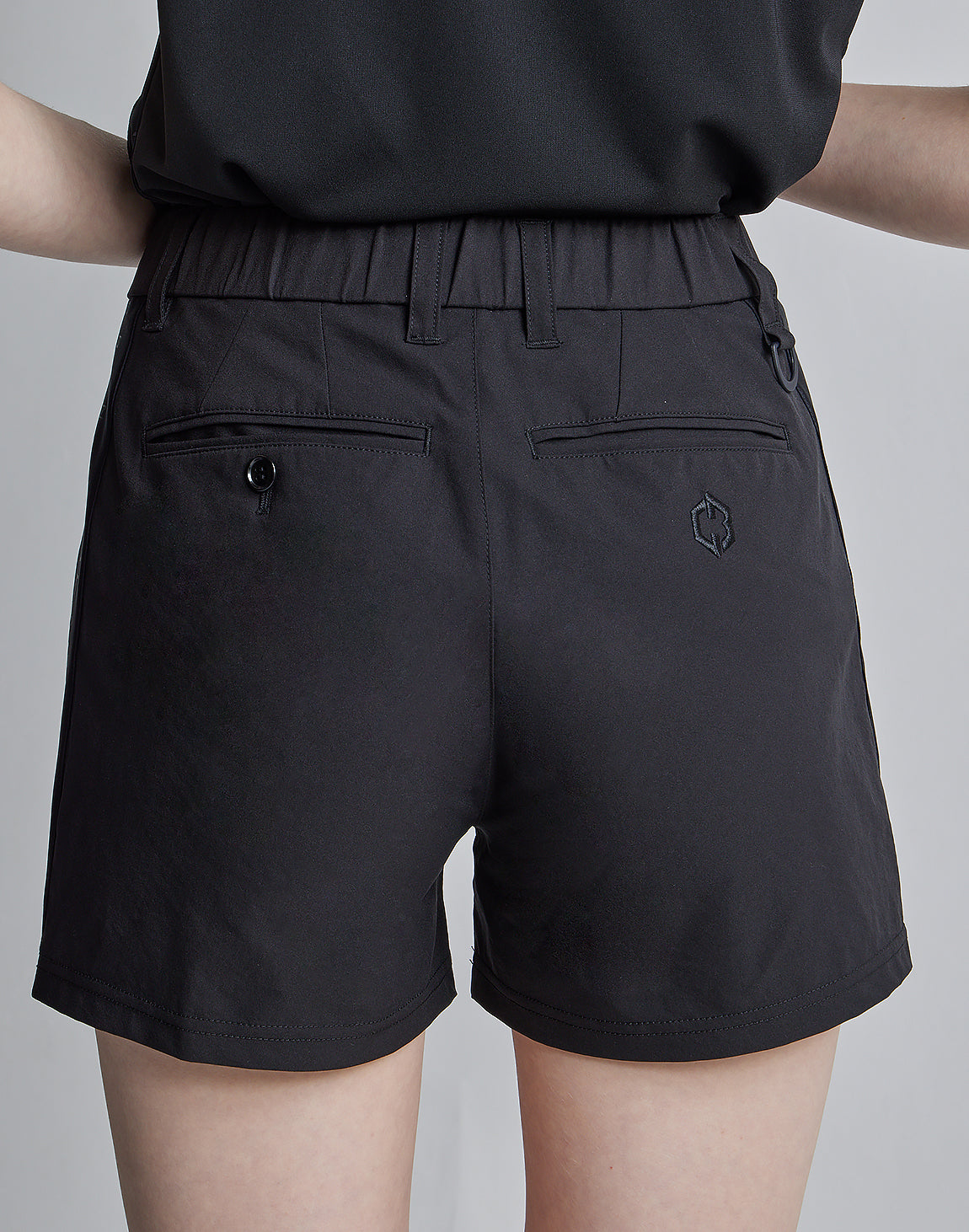 CRONOS BLACK SIDE LINE SHORTS【KHAKI】