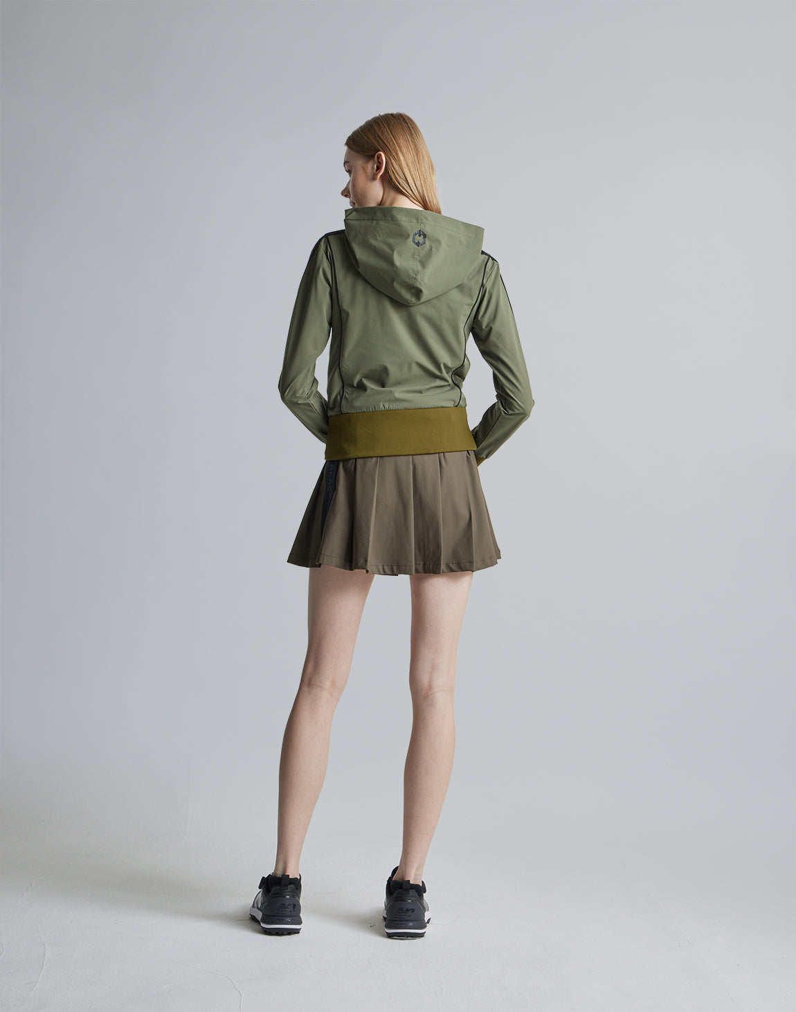 CRONOS BLACK SIDE LINE BRAKER HOODIE【OLIVE】 – クロノス